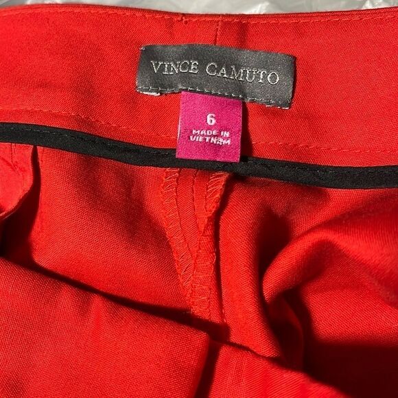 Vince‎ Camuto pants sz 6 red - Picture 2 of 6